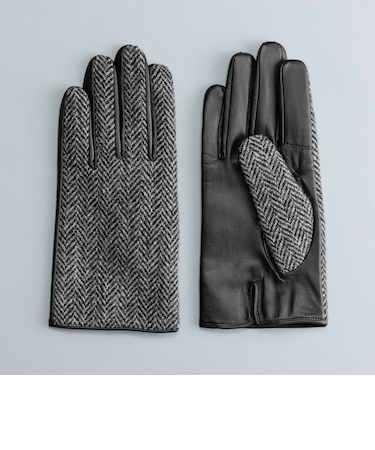 【当商品送料無料】ハリスツイード 手袋 メンズ 通販 Harris Tweed グローブ 手ぶくろ 防寒 抗菌 通勤 通学 男性用 紳士用 ギフト
