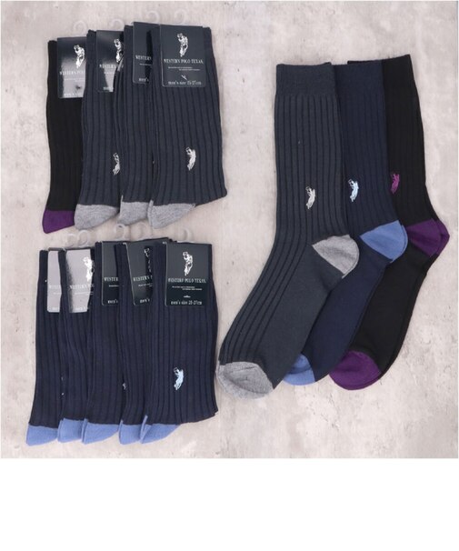 【当商品送料無料】靴下 メンズ ビジネス 12足組 通販 ビジネスソックス カジュアルソックス ソックス 靴した くつ下 紳士靴下 クルーソックス