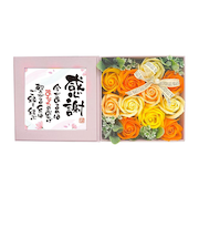 【当商品送料無料】ソープフラワー ボックス 通販 入浴剤 ポエムボックス バスフレグランス 花の形 花びら 造花 ギフト プチギフト 贈り物 石鹸