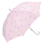 【当商品送料無料】傘 レディース 耐風 通販 60cm 長傘 可愛い amusant sous la pluie 耐風傘 グラスファイバー骨 丈夫