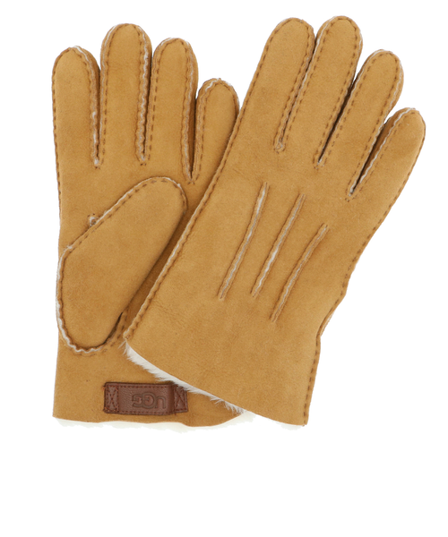 当商品送料無料】ugg メンズ 手袋 定番 コントラスト シープスキン