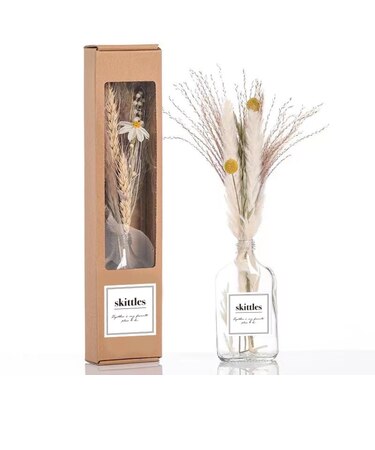 【当商品送料無料】ドライフラワー 花瓶 セット 通販 ガラスベース フラワーベース ガラス おしゃれ ナチュラル かわいい オシャレ 束 ブーケ