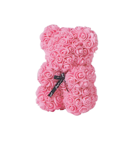 【当商品送料無料】アーティフィシャル 通販 アニマル ミニ 人形 ディスプレイ用 クリアケース入り 置き型 バラ 薔薇 お手入れ不要 ディスプレイ