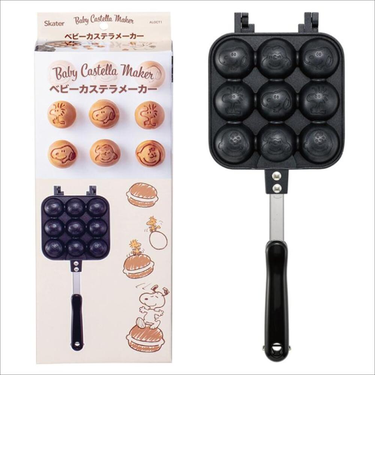 【当商品送料無料】ベビーカステラメーカー カステラ 通販 ベビーカステラ 焼き器 たこ焼き 直火 たこ焼き器 キャラクター グッズ スケーター