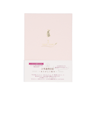【当商品送料無料】日記帳 3年日記 通販 クローズピン ダイアリー ノート 3年連用日記 フリータイプ 日付フリー しおりひも付き B6サイズ
