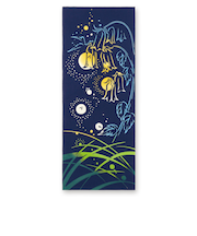 【当商品送料無料】けねま てぬぐい 通販 手ぬぐい タペストリー 手拭い 絵てぬぐい 絵手拭い 約 90×35cm 壁掛け おしゃれ かわいい