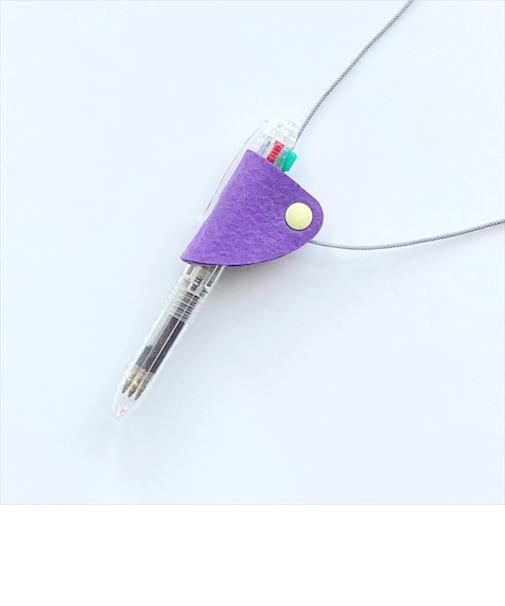 【当商品送料無料】ペンホルダー ネックストラップ 通販 首掛け紐 ウォッシャブルフェルト フエルト ボールペン シャープペンシル シャーペン メンズ