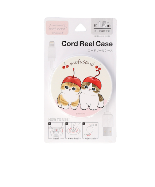 【当商品送料無料】コード 収納 巻き取り 通販 リールケース ちいかわ グッズ チイカワ キャラクター コードケース コードリールケース