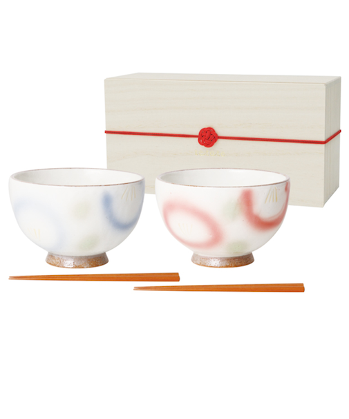 【当商品送料無料】夫婦茶碗 箸 セット 通販 美濃焼 茶碗 ペア お茶碗 ご飯茶碗 飯碗 食器 お箸 ペアセット hanatsubaki ハナツバキ