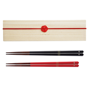 【当商品送料無料】夫婦箸 おしゃれ 通販 若狭塗 箸 ペア 化粧箱入り oshidori オシドリ おはし ペアセット はし かわいい キッチン雑貨