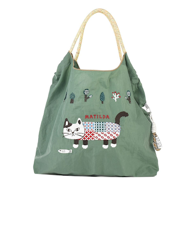 【当該商品送料無料】刺繍 ワッシャーバッグ パラコードバッグ アニマル 通販 ワッシャーバック パラコードバック エコバッグ エコバック