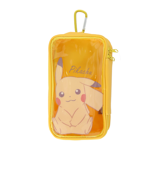 【当該商品送料無料】マルチポーチ ポケモン カラビナ付き ミニ 通販 ポーチ 筆箱 小物入れ 文房具入れ 筆記用具入れ ふで箱 トラベルポーチ