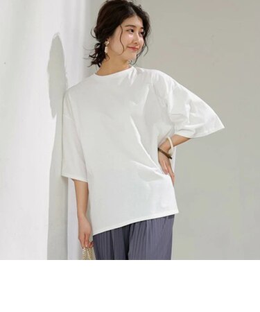 【当該商品送料無料】ビッグシルエットTシャツ 無地 通販 綿100% ビックシルエットTシャツ Tシャツ カットソー オーバーサイズ 半袖