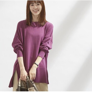 【当該商品送料無料】ニット 秋 レディース きれいめ 通販 セーター プルオーバー 長袖 ゆったり 体型カバー