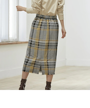 【当該商品送料無料】スカート レディース チェック 通販 ペンシルスカート ミモレ丈スカート チェック柄 ミディアム ミディ丈 ミモレ丈