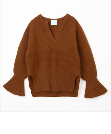 【当該商品送料無料】MIND マインド ラクーン シルクニット 通販 セーター キーネックニット 重ね着 レイヤード シルク ニット