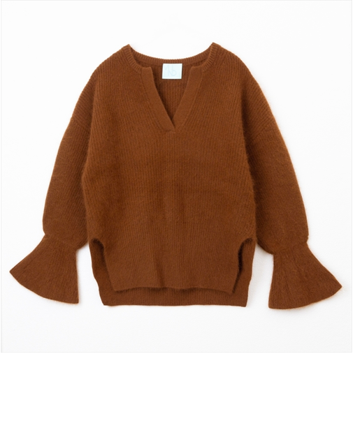 【当該商品送料無料】MIND マインド ラクーン シルクニット 通販 セーター キーネックニット 重ね着 レイヤード シルク ニット