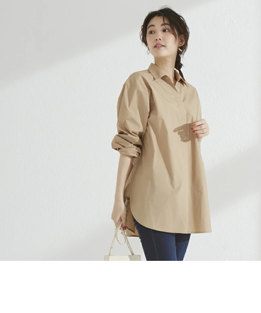 【当該商品送料無料】ブラウス 長袖 レディース きれいめ 通販 シャツブラウス シャツ トップス スキッパー衿シャツブラウス ノーアイロン