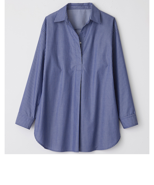 【当該商品送料無料】ブラウス 長袖 レディース きれいめ 通販 シャツブラウス シャツ トップス スキッパー衿シャツブラウス ノーアイロン