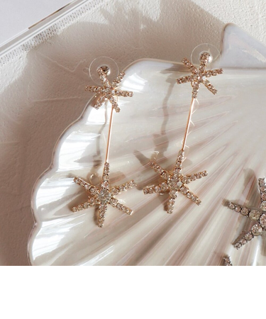 【当該商品送料無料】ブライダル ピアス 大ぶり 通販 ブライダルピアス ブライダルアクセサリー ウェディングアクセサリー スターモチーフ