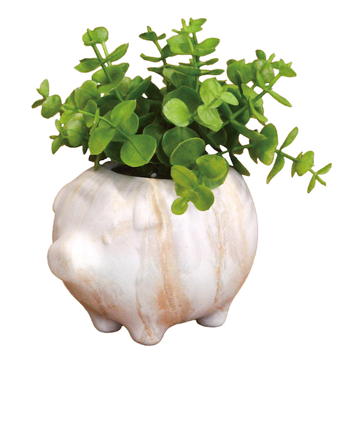 【当該商品送料無料】光触媒 マーブルポット 通販 ボウルポット フェイクグリーン ポット プランター 植木鉢 装飾 観葉植物 植物 飾る 飾り