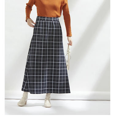 【当該商品送料無料】スカート ミモレ丈 Aライン レディース 通販 ミモレ丈スカート Aラインスカート ロングスカート 冬 秋冬 秋 無地 裏起毛