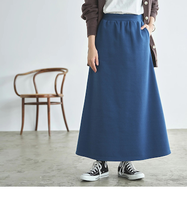 【当該商品送料無料】スカート ミモレ丈 Aライン レディース 通販 ミモレ丈スカート Aラインスカート ロングスカート 冬 秋冬 秋 無地 裏起毛