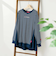 【当該商品送料無料】マリクレール プルオーバー 通販 MC 切替ボーダープルオーバー Tシャツ 長袖 ボーダーT ロンT ボーダーTシャツ