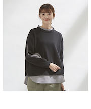 【当該商品送料無料】トレーナー 裏起毛 レディース 冬 通販 プルオーバー きれいめ オフィス 秋冬 春 秋