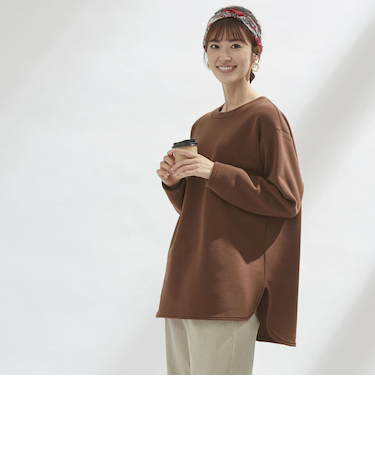 【当該商品送料無料】トレーナー 裏起毛 レディース 冬 通販 プルオーバー きれいめ オフィス 秋冬 春 秋