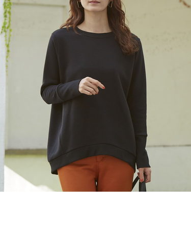 【当該商品送料無料】トレーナー 裏起毛 レディース 冬 通販 プルオーバー きれいめ オフィス 秋冬 春 秋