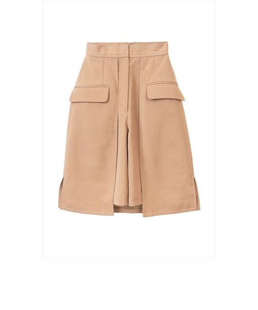 【当該商品送料無料】MIND マインド ショートパンツ タイトスカート 通販 ショート パンツ ズボン スカート レイヤード ひざ丈 膝丈