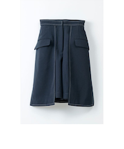 【当該商品送料無料】MIND マインド ショートパンツ タイトスカート 通販 ショート パンツ ズボン スカート レイヤード ひざ丈 膝丈