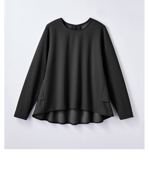 【当該商品送料無料】ブラウス 長袖 レディース きれいめ 通販 カットソー プルオーバー トップス お悩み解決！体型カバーブラウス おしゃれ