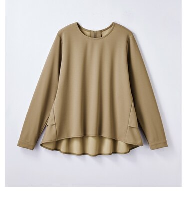 【当該商品送料無料】ブラウス 長袖 レディース きれいめ 通販 カットソー プルオーバー トップス お悩み解決！体型カバーブラウス おしゃれ