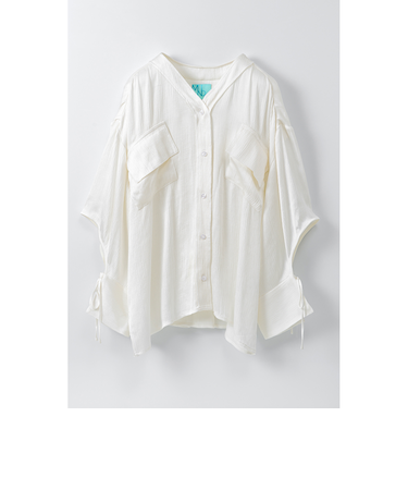 【当該商品送料無料】MIND マインド ブラウス 長袖 レディース 通販 長袖ブラウス シャツ 長袖シャツ ポケット vネック Vネック