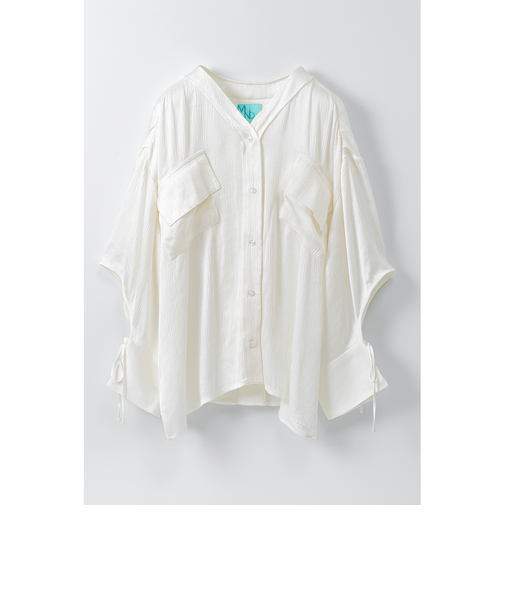 【当該商品送料無料】MIND マインド ブラウス 長袖 レディース 通販 長袖ブラウス シャツ 長袖シャツ ポケット vネック Vネック