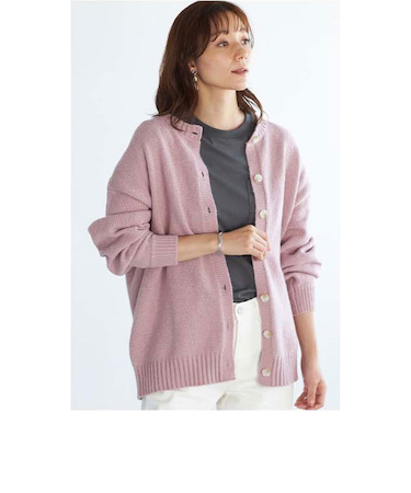 【当該商品送料無料】カーディガン レディース 秋冬 丸首 通販 ニットカーディガン カーデガン ニット トップス 長袖 セーター