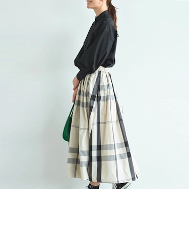 【当該商品送料無料】スカート レディース チェック 通販 フレアスカート ロングスカート フレアースカート ウエストゴム おしゃれ