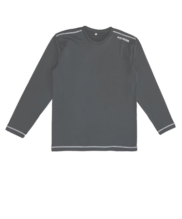 【当該商品送料無料】長袖 tシャツ メンズ 通販 Kaepa 長袖丸首シャツ Tシャツ カットソー フリース トップス ブランド ケイパ 中学生