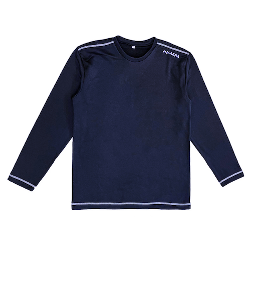 【当該商品送料無料】長袖 tシャツ メンズ 通販 Kaepa 長袖丸首シャツ Tシャツ カットソー フリース トップス ブランド ケイパ 中学生