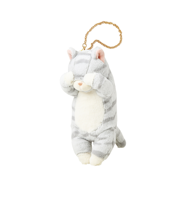 【当該商品送料無料】ポーチ マスコット 通販 くびねっこマスコットポーチ 小物入れ バッグチャーム キーホルダー ミニポーチ コインケース