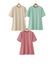【当該商品送料無料】Tシャツ レディース ゆったり 綿100% 通販 汗に負けない 強撚綿100%Tシャツ3色組 カットソー プルオーバー