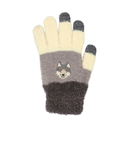 【当該商品送料無料】スマホ手袋 刺? アニマル 通販 スマートフォン手袋 手袋 手ぶくろ てぶくろ 刺しゅう ししゅう スマホ スマートフォン