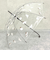 【当該商品送料無料】ビニール傘 レディース 通販 透明 傘 おしゃれ 長傘 耐風 雨傘 カサ かさ ビニール傘おしゃれ 58cm グラスファイバー骨