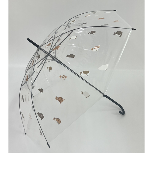 【当該商品送料無料】ビニール傘 レディース 通販 透明 傘 おしゃれ 長傘 耐風 雨傘 カサ かさ ビニール傘おしゃれ 58cm グラスファイバー骨