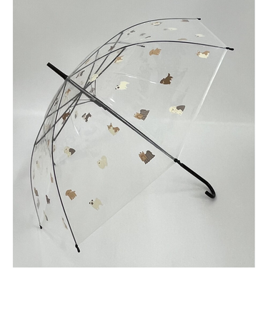【当該商品送料無料】ビニール傘 レディース 通販 透明 傘 おしゃれ 長傘 耐風 雨傘 カサ かさ ビニール傘おしゃれ 58cm グラスファイバー骨