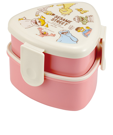 【当該商品送料無料】スケーター 弁当箱 2段 通販 ONWT1AG ランチボックス 二段 500ml 三角おにぎりランチボックス 抗菌 お弁当箱