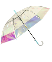 【当該商品送料無料】ビニール傘 子供 通販 傘 オーロラ ジャンプ傘 長傘 雨傘 オーロラビニール傘 かさ カサ 通学 レディース 女の子 女子