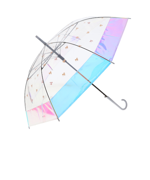 【当該商品送料無料】ビニール傘 子供 通販 傘 オーロラ ジャンプ傘 長傘 雨傘 オーロラビニール傘 かさ カサ 通学 レディース 女の子 女子